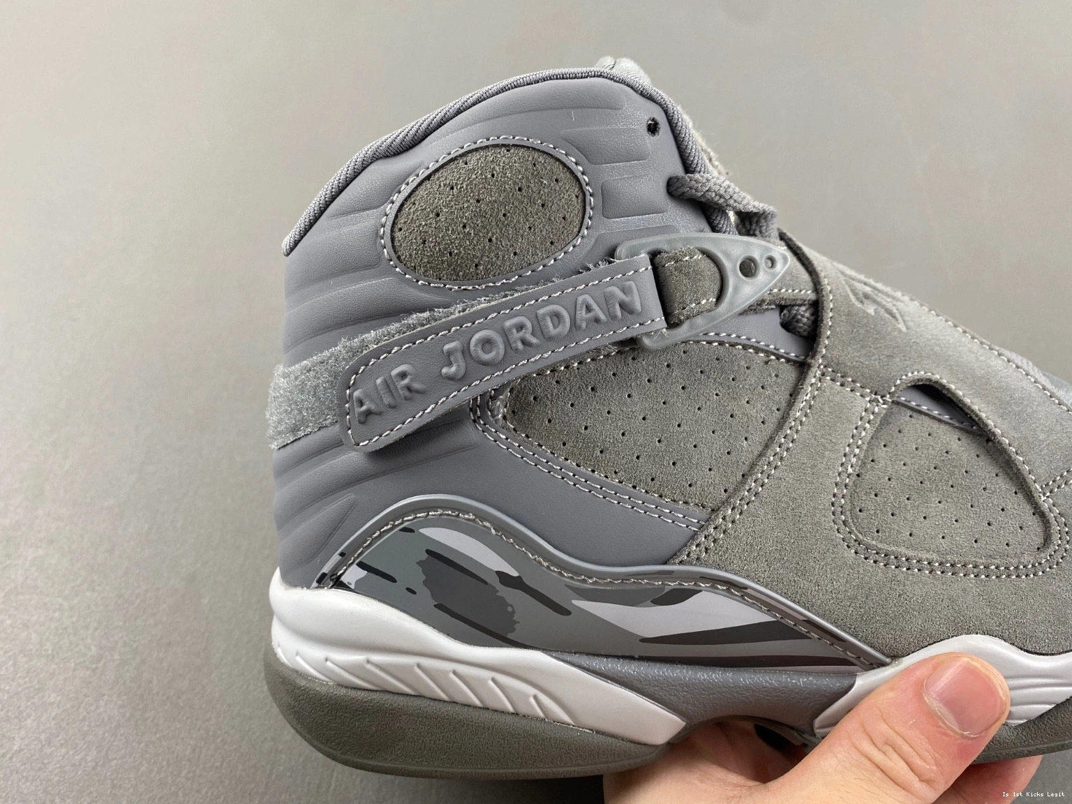 Cool Jordan 305381-014 Retro 8 - Grey Men's 1224